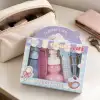 CLOUDYLIFE Cute Girl Hair Care Set with dispenser bottle, spray bottle, curling iron and comb portable styling combination Specification image